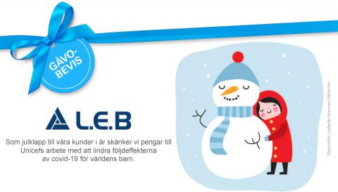 Unicef gåvobevis